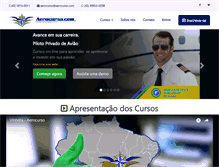 Tablet Screenshot of aerocurso.com.br